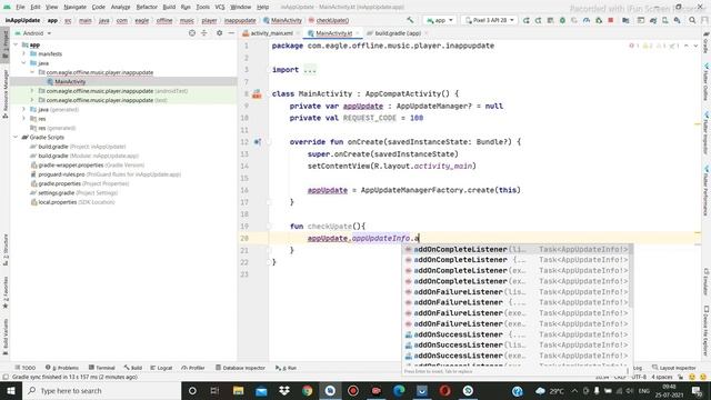How to Implement In-app Update In Android | Kotlin смотреть онлайн