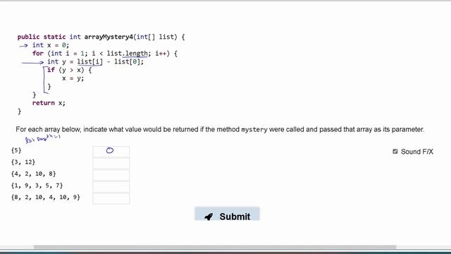 Java Practice It | Self-Check 7.27: arrayMystery4 | arrays, syntax, array basics смотреть онлайн