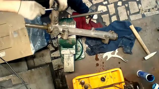 Mercedes ML320. Разборка рейки