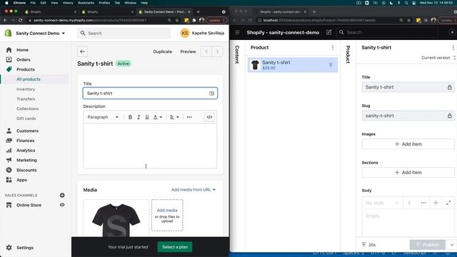 Getting started with Sanity Connect for Shopify смотреть онлайн
