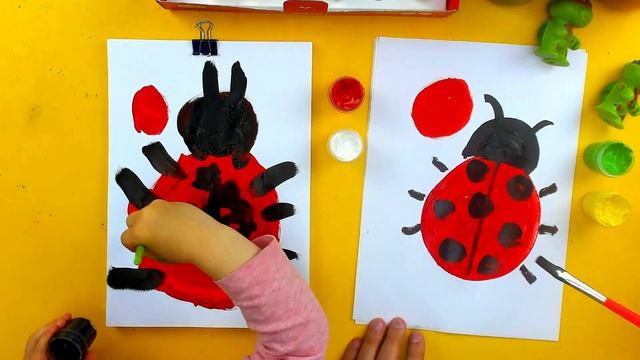 Уроки рисования для детей от 3 лет - рисуем красками смотреть онлайн