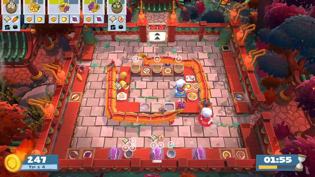 Overcooked 2 Chinese New Year 1-6, 3Stars смотреть онлайн