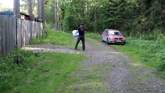 Кастинговая сеть американского типа. Диаметр 6 метров. Бросок с кольцом " Фризби". смотреть онлайн