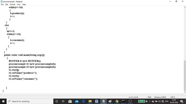 Inter-Thread communication(producer-consumer problem) смотреть онлайн