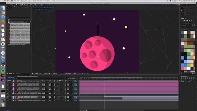 Simple Animation Tutorial - After Effects смотреть онлайн