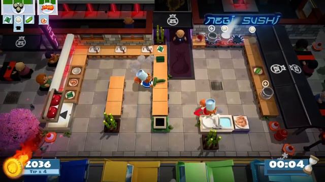 Overcooked! All You Can Eat - OC! 2 Story 1-3 (2p): 2128