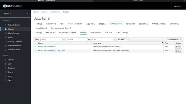 Keycloak intro part 2 - Resources, Permissions, Scope and Policies смотреть онлайн