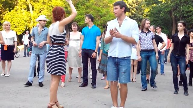 SBT (salsa, bachata, tango)- dance open air . part 2 смотреть онлайн