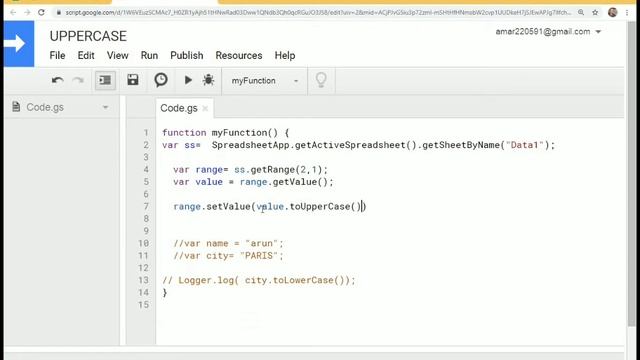 Capitalize First Letter of Word in AppScrit/ JavaScript- UPPER Case LOWERCASE -Google Sheet -Hindi смотреть онлайн