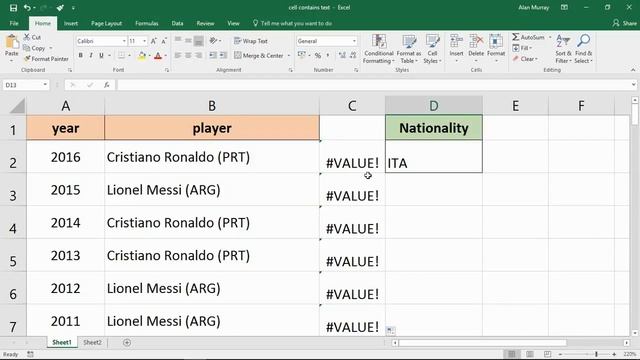Highlight Cells that Contain a Specific Word - Excel Tip смотреть онлайн