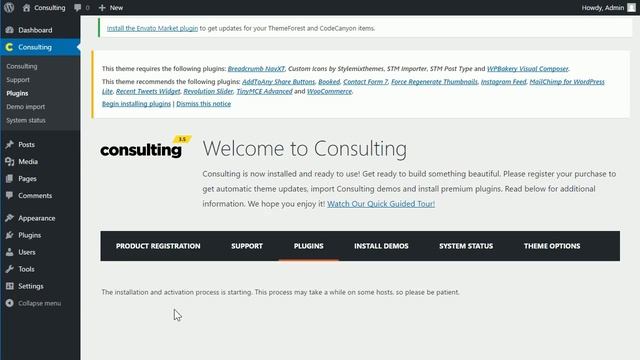 Consulting – Business and Finance WordPress Theme Installation - StylemixThemes смотреть онлайн