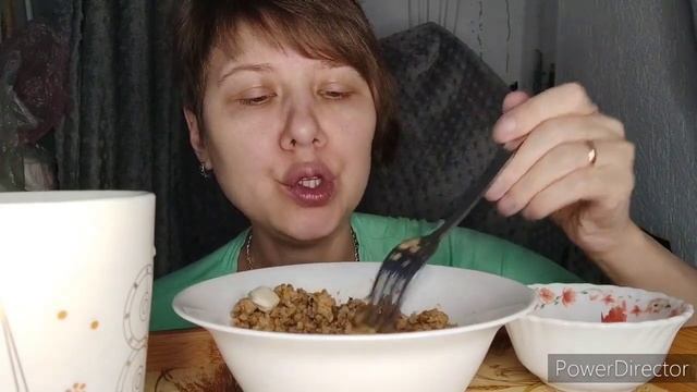 MUKBANG/ASMR/ ГРЕЧКА ПО КУПЕЧЕСКИ.