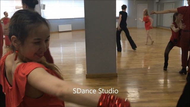 Red party в танцевальной студии SDance смотреть онлайн
