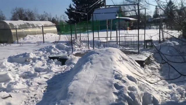 Дача. Зима 2021г. Строим баню смотреть онлайн