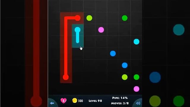 flow game facebook - beginners pack level 98 Connect the dots смотреть онлайн