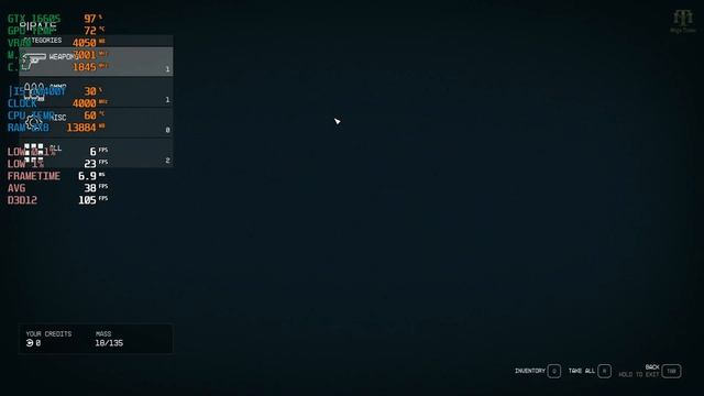 Starfield | GTX 1660 Super | i5 10400f | Benchmark смотреть онлайн