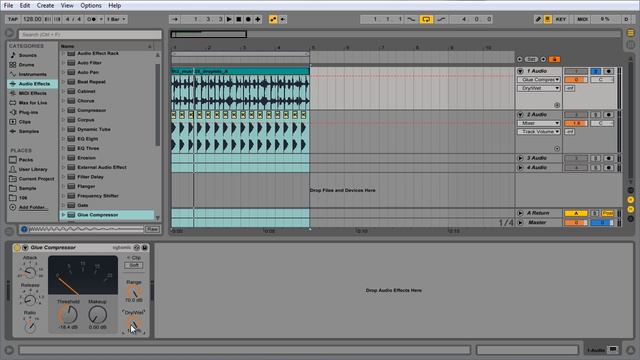 Обзор Ableton Live Glue Compressor