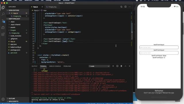 React Native - How to use the Text Input component смотреть онлайн