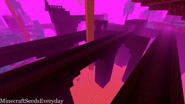 Minecraft Java 1.16.3 Seed: Access a double nether fortress in a ruined portal near village at spaw смотреть онлайн