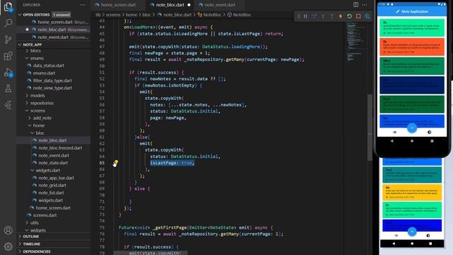 Part 2/2 - Flutter bloc pattern with rest api | CRUD Note App with Laravel + Bloc and Freezed смотреть онлайн