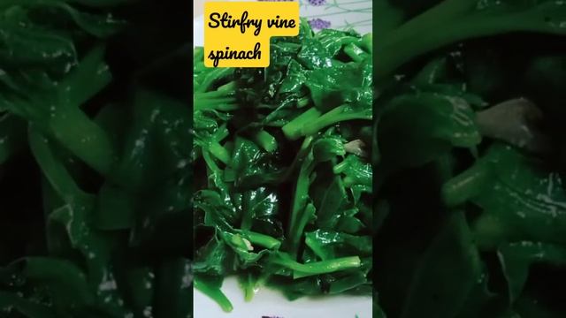 stir fry vine Spinach or alugbati #healthy #food #vegetables #viral смотреть онлайн