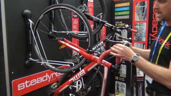 Steadyrack Classic Bike Rack Fat Tire Wall Mount Storage System | Weekend Handyman