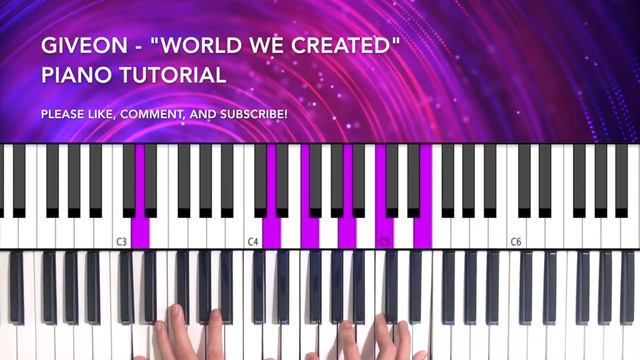 How to Play "World We Created" by Giveon (Piano Tutorial) смотреть онлайн