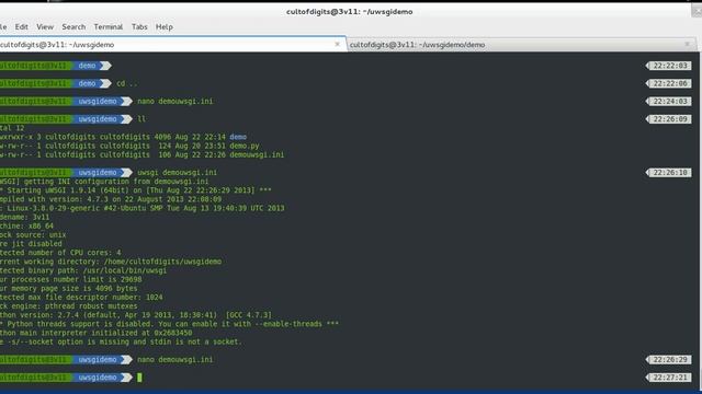 Настройка django проекта на сервере при помощи uwsgi и nginx смотреть онлайн