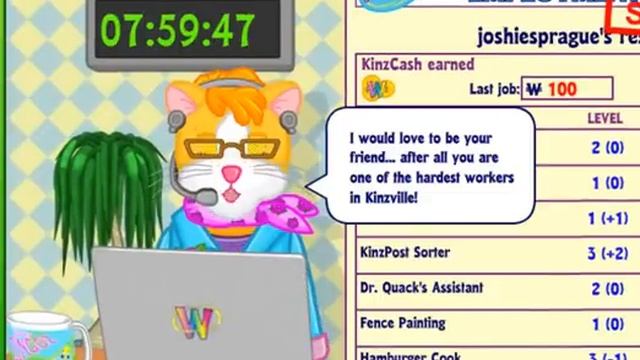 Webkinz World Add Tabby Von Meow to Friends List How to Video смотреть онлайн