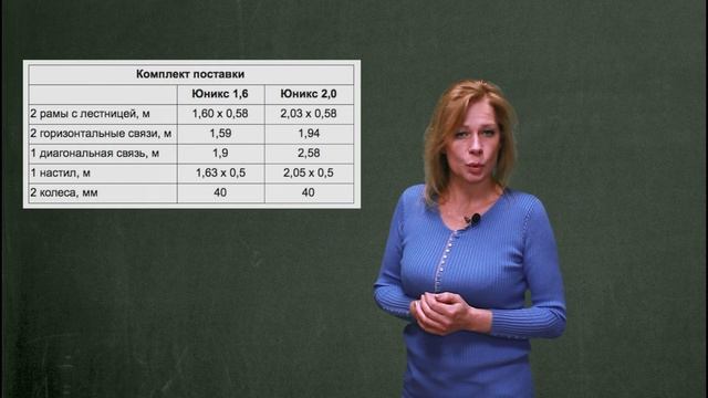 Видео обзор строительных помостов Юникс (малярные подмости) смотреть онлайн