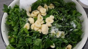 АРОМАТНЫЙ ВИТАМИННЫЙ соус из ЗЕЛЕНИ ПЕТРУШКИ|Заготовка на зиму