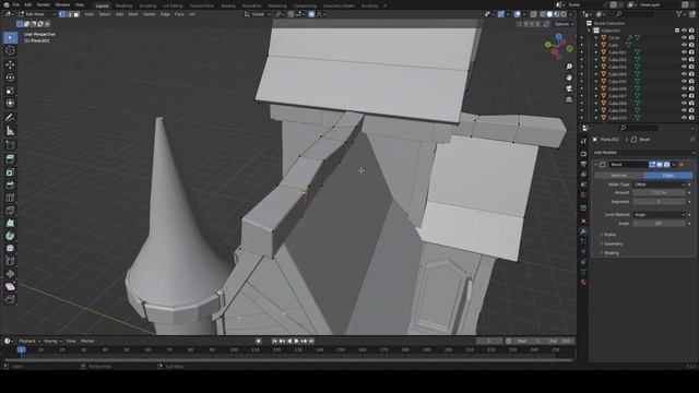 Low Poly Medieval Tavern | Blender Speed Modelling смотреть онлайн