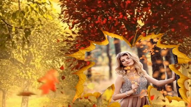 С осенним днем рождения!! Скачайте и вставьте свои фотографии и музыку. смотреть онлайн