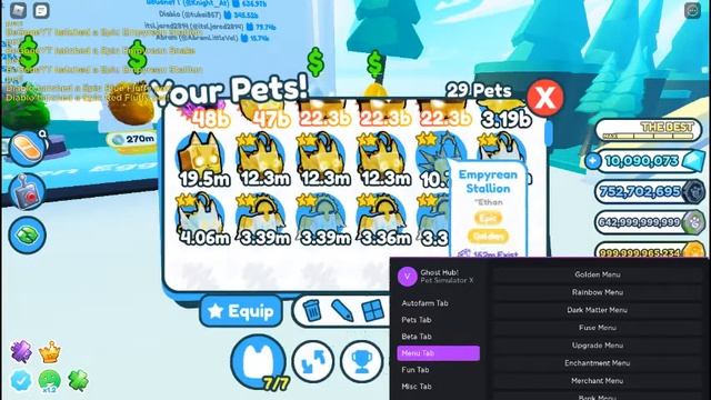 Roblox Pet Simulator X Script Free Gamepass смотреть онлайн