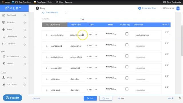 How to Setup Column Mapping within a Data Source to Target in Rivery смотреть онлайн