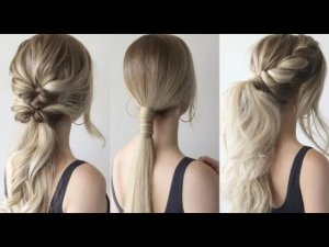 КАК СДЕЛАТЬ: ЛЕГКИЕ ХВОСТИКИ | Идеальные прически для выпускного вечера