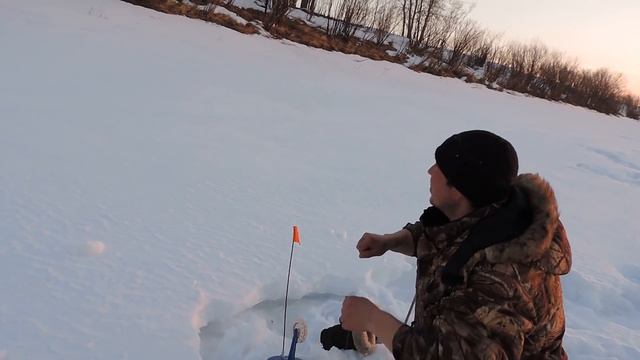 (18+) ВЫЕЗД НА РЫБАЛКУ/ Р. Тавда/ ЩУКА НА ЖЕРЛИЦЫ/ 09.03.2017 смотреть онлайн