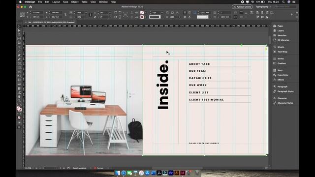 How To create GRAPHIC DESIGN PORTFOLIO with Indesign смотреть онлайн