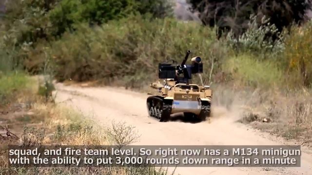Military Robotic Vehicle Ready to Kick Ass With Minigun смотреть онлайн