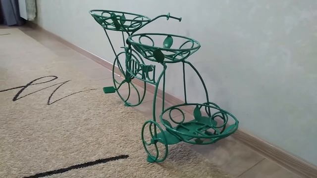 Подставка для цветов Велосипед смотреть онлайн