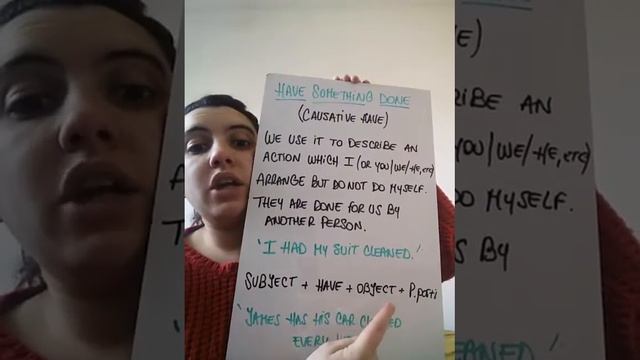 Causative have (have something done) смотреть онлайн
