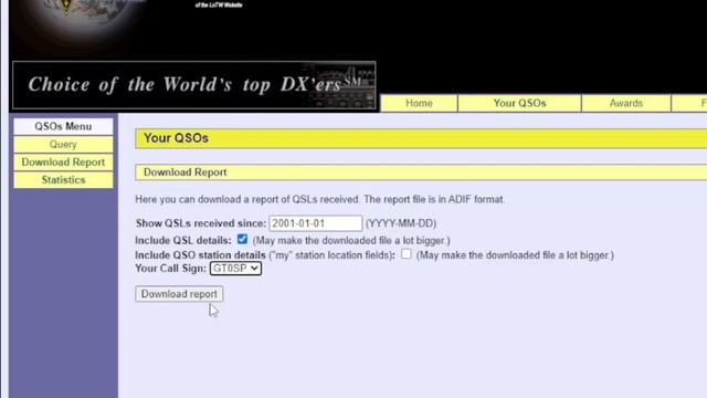 How To - Get confirmed QSO's from LOTW onto Clublog смотреть онлайн