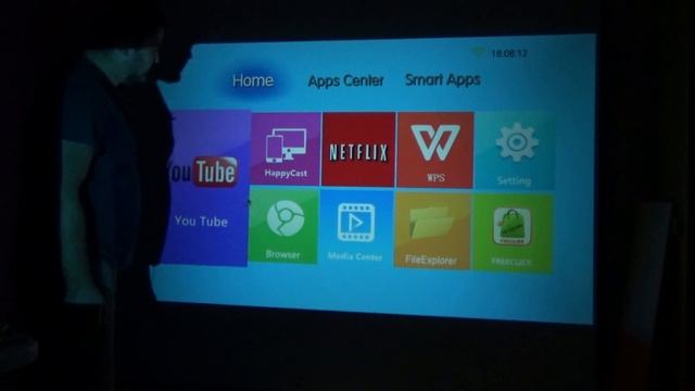 TORA DOLA TD01 самый дешевый проектор с андроид с AC3 звуком! смотреть онлайн