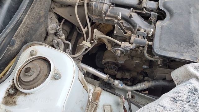 Замена узла ГРМ на LADA Granta Kalina 16-кл с кондиционером. Подробно. смотреть онлайн