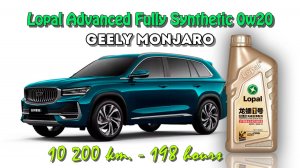 Lopal AFS 0w20 (отработка из Geely Monjaro, 10 200 км., 198 моточасов).