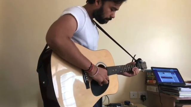 Get Lucky - Daft Punk (Guitar with looper effects) смотреть онлайн
