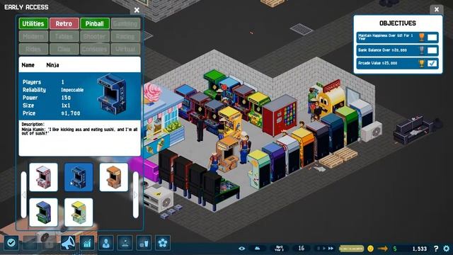 Arcade Tycoon Walkthrough Gameplay - Tutorial 3 / PC смотреть онлайн