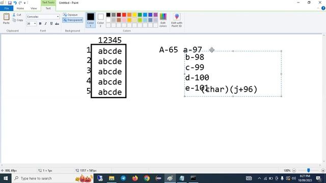 Pattern Program 13 | 5*5 Alphabetic pattern program in java | Dry Run in hindi смотреть онлайн