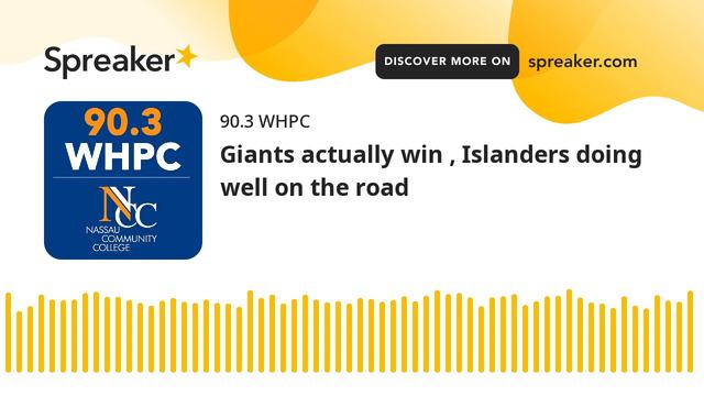 Giants actually win , Islanders doing well on the road смотреть онлайн