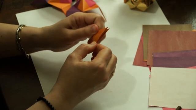 Модульное оригами. Мастер-класс Дерябиной Елены. смотреть онлайн